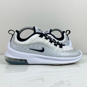 Nike Men’s Air Max Axis Premium Aluminum White Athletic Running Shoes Size 7.0